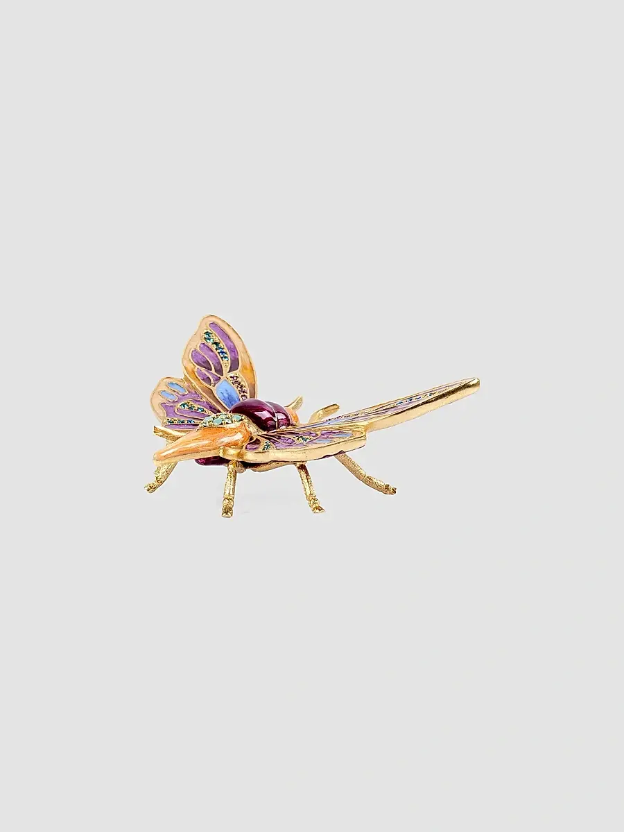 Jay Strongwater Rosey Moth Figurine | Thumbnail 2