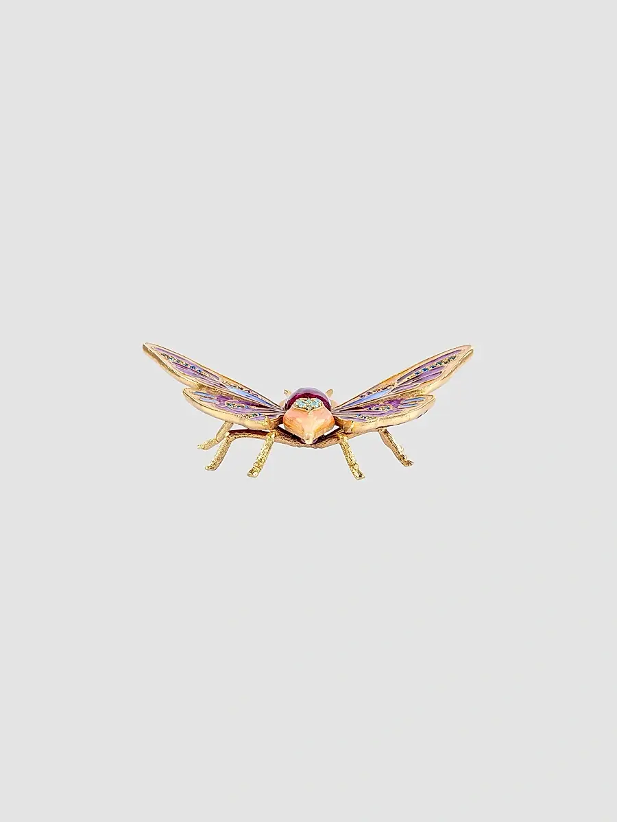 Jay Strongwater Rosey Moth Figurine | Thumbnail 3