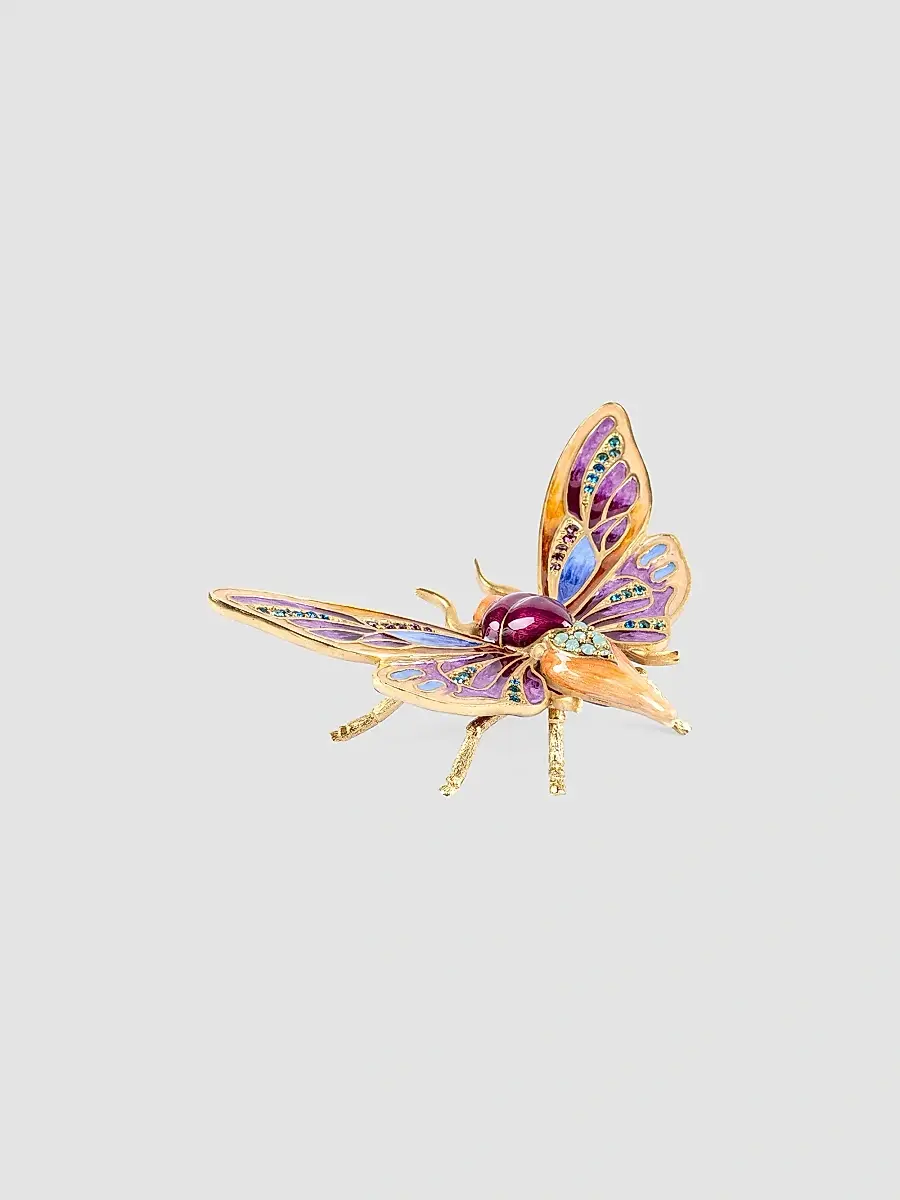Jay Strongwater Rosey Moth Figurine | Thumbnail 4