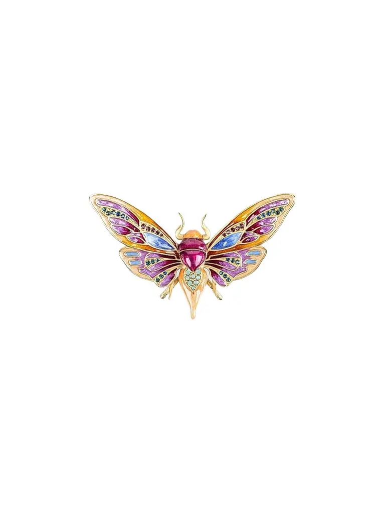 Jay Strongwater Rosey Moth Figurine