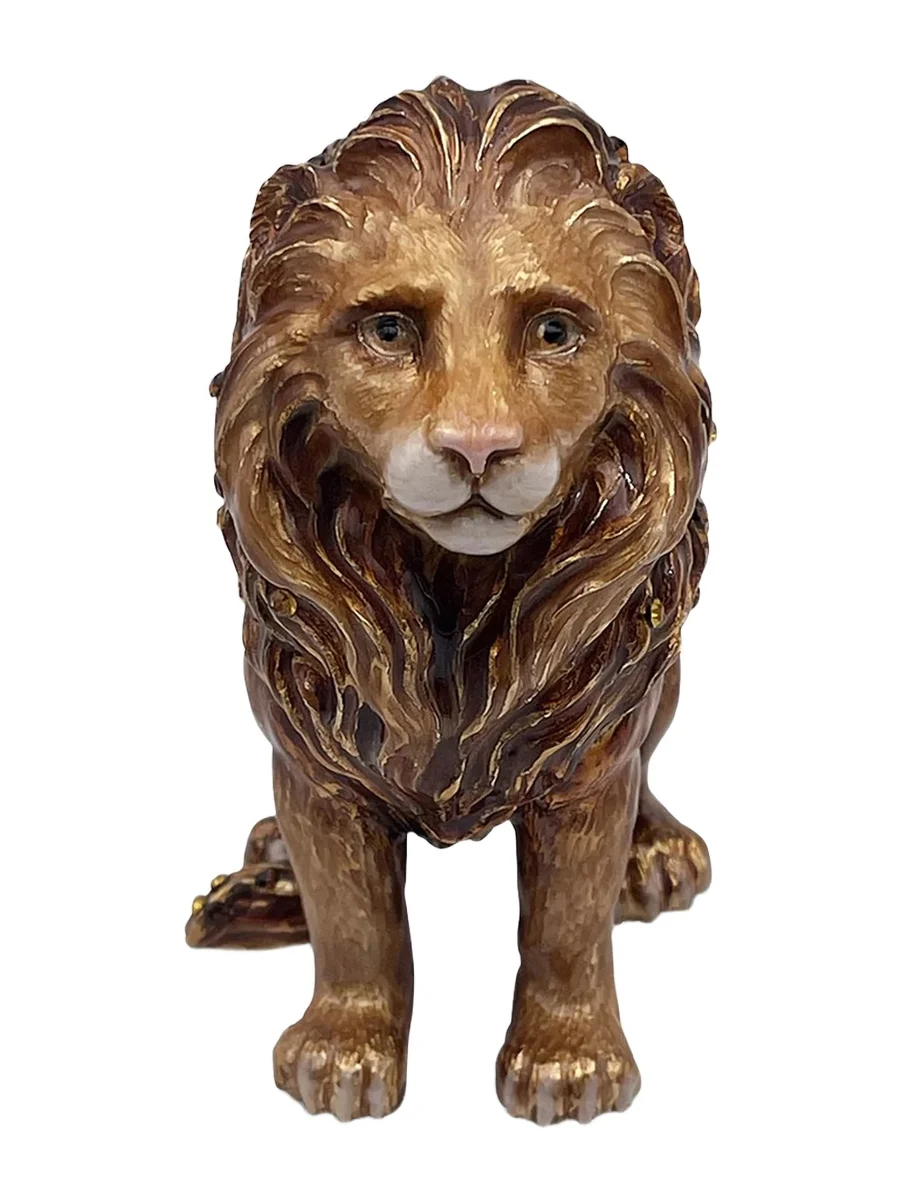 Jay Strongwater Safari Mira Majestic Lion Box