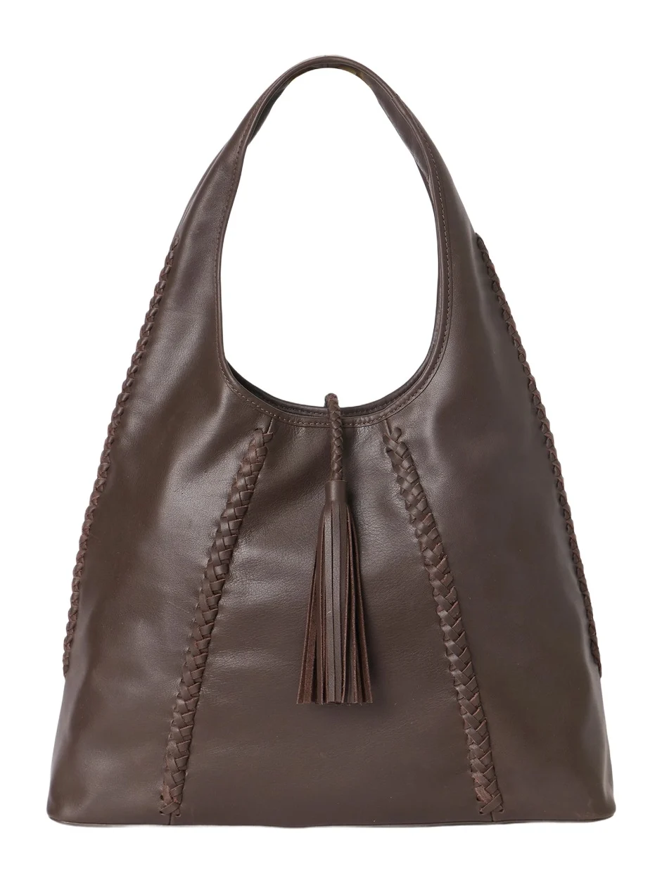 BTB Los Angeles Women's Piper Tassel Leather Tote