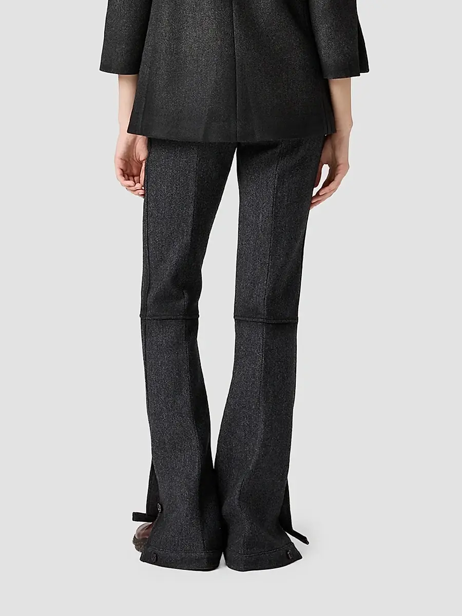 Miu Miu Women's Double Wool Pants | Thumbnail 4 Miu Miu Women's Double Wool Pants | Thumbnail 4