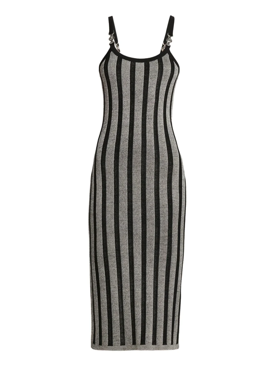 Women's Stripe Wool-Blend Midi Dress