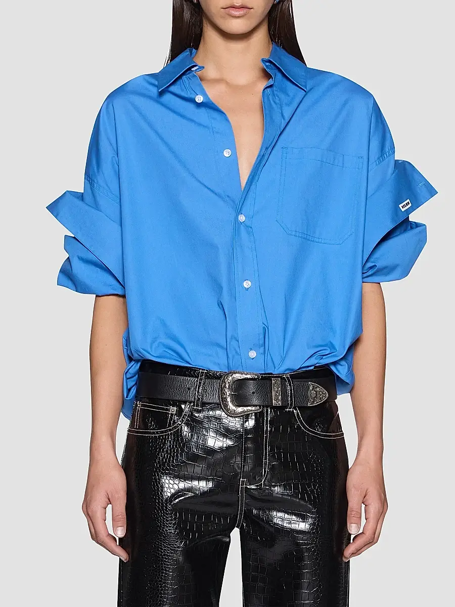 Ksubi Women's Astra Oversized Cotton Poplin Shirt | Thumbnail 6 Ksubi Women's Astra Oversized Cotton Poplin Shirt | Thumbnail 6