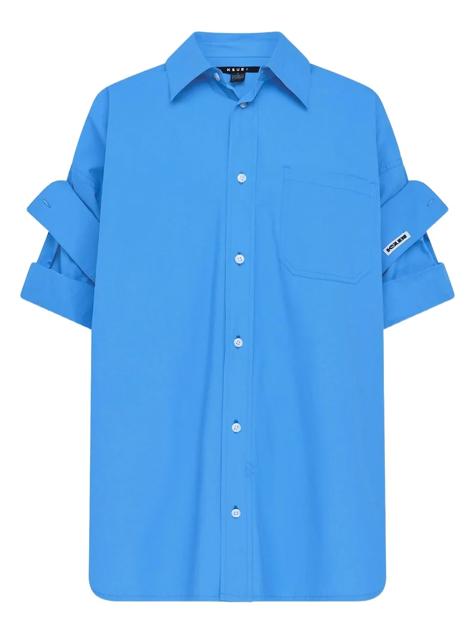 Ksubi Women's Astra Oversized Cotton Poplin Shirt