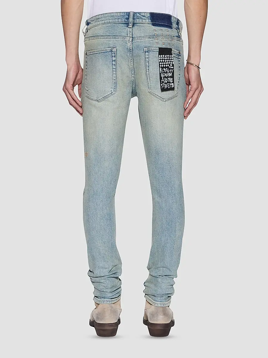Ksubi Men's Van Winkle Astral Grid Skinny Jeans | Thumbnail 3 Ksubi Men's Van Winkle Astral Grid Skinny Jeans | Thumbnail 3