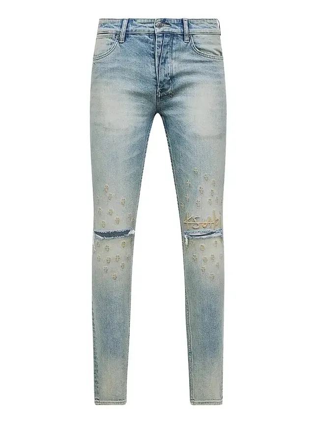 Men's Van Winkle Astral Grid Skinny Jeans