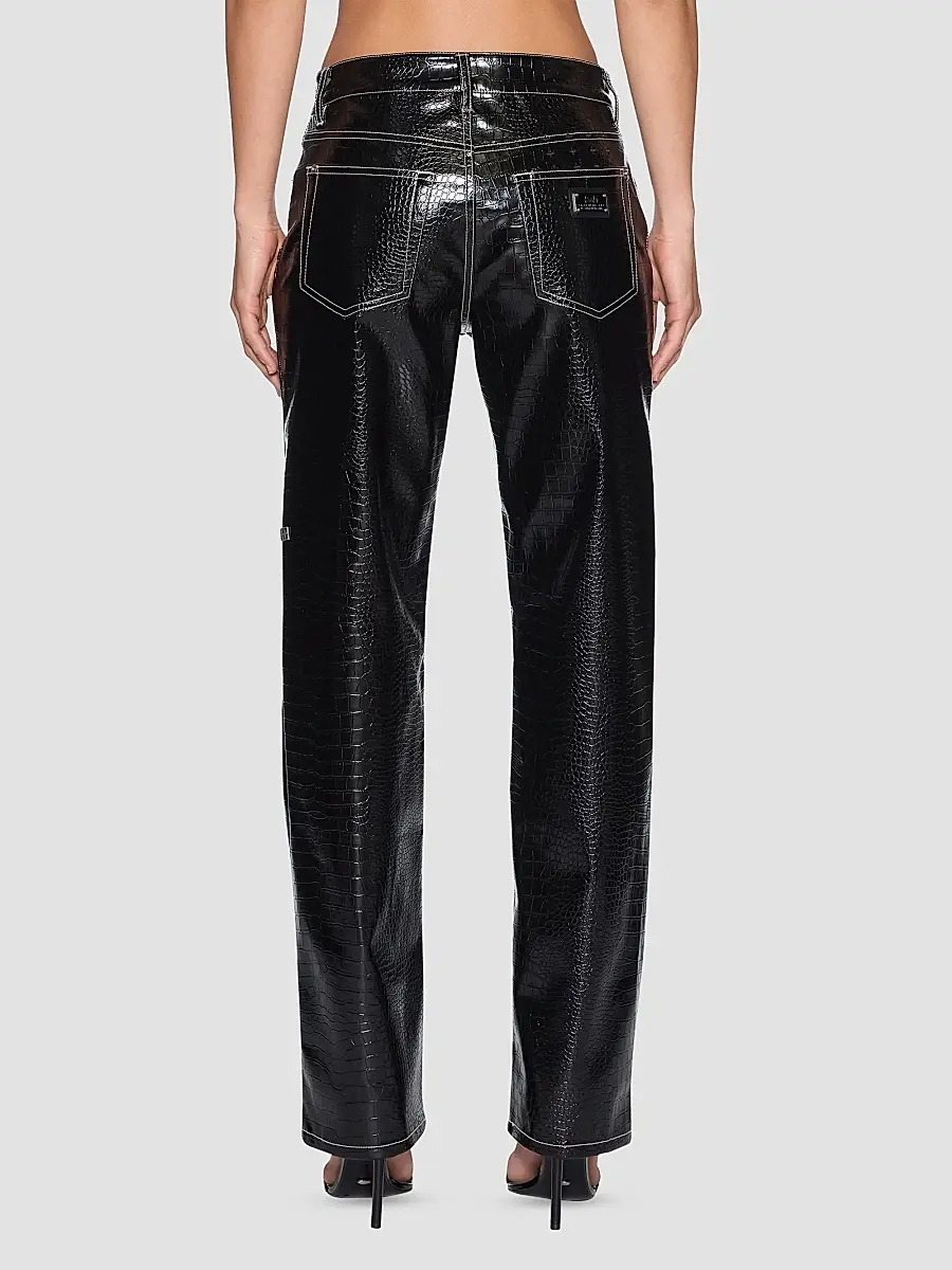Ksubi Women's Pinup Patent Croc-Embossed Faux Leather Pants | Thumbnail 2 Ksubi Women's Pinup Patent Croc-Embossed Faux Leather Pants | Thumbnail 2