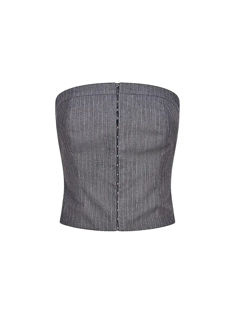 Ksubi Women's Mondrian Pinstripe Bustier Top