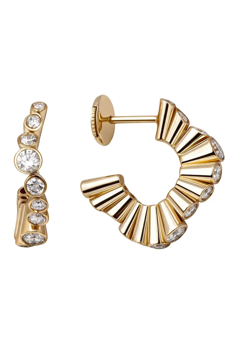 MAISON MARCELLE Diamond Serti Clos Earrings | Thumbnail 4 MAISON MARCELLE Diamond Serti Clos Earrings | Thumbnail 4