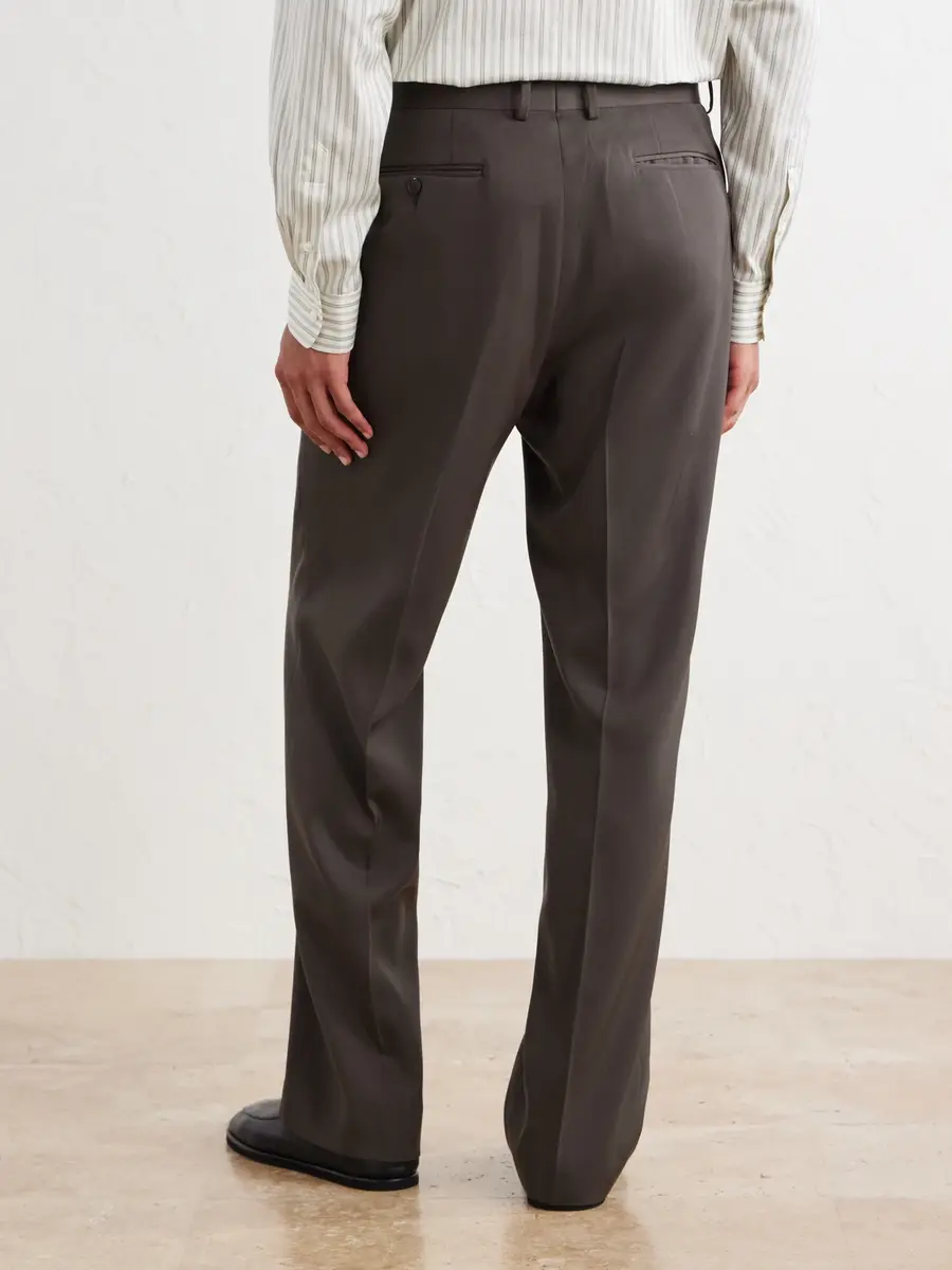 Auralee Straight-Leg Wool-Gabardine Trousers - Men | Thumbnail 4 Auralee Straight-Leg Wool-Gabardine Trousers - Men | Thumbnail 4
