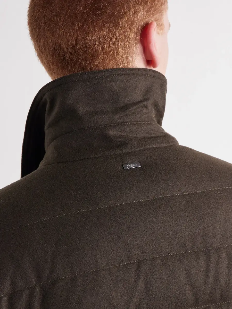 HERNO Quilted Flannel Down Jacket - Men | Thumbnail 5 HERNO Quilted Flannel Down Jacket - Men | Thumbnail 5
