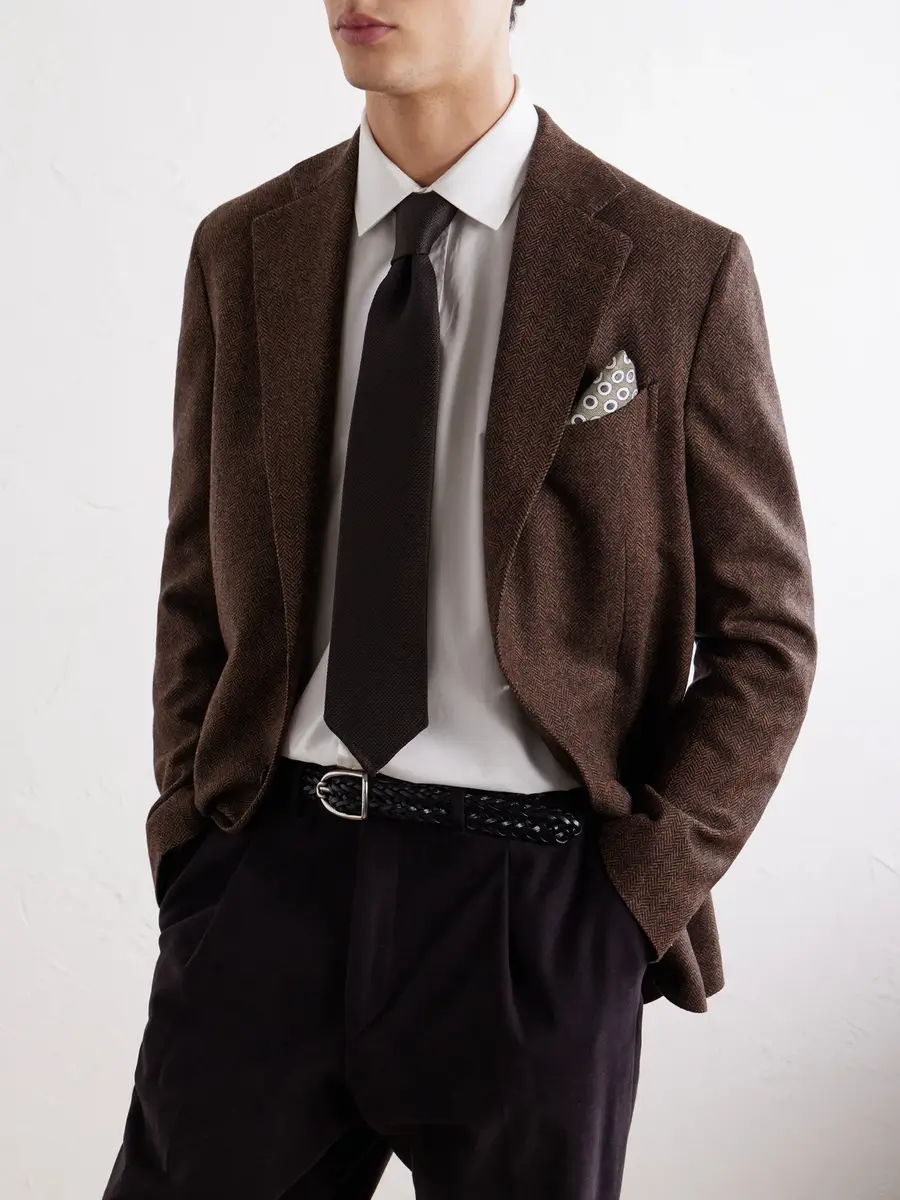 De Petrillo 8cm Silk-Jacquard Tie - Men | Thumbnail 2 De Petrillo 8cm Silk-Jacquard Tie - Men | Thumbnail 2