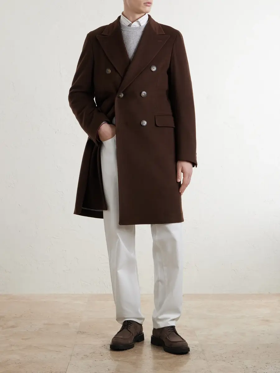 Canali Wool and Cashmere-Blend Coat - Men | Thumbnail 2