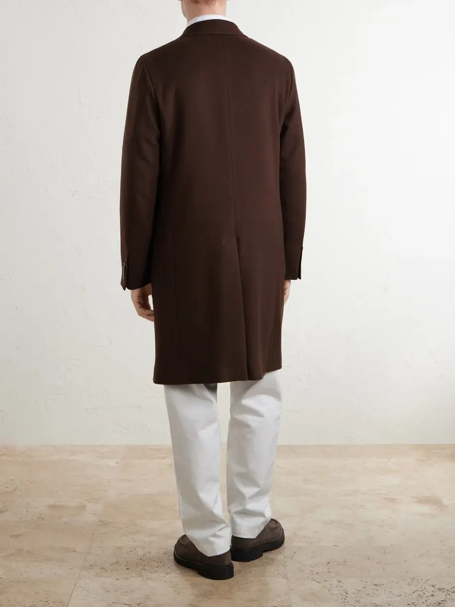 Canali Wool and Cashmere-Blend Coat - Men | Thumbnail 4
