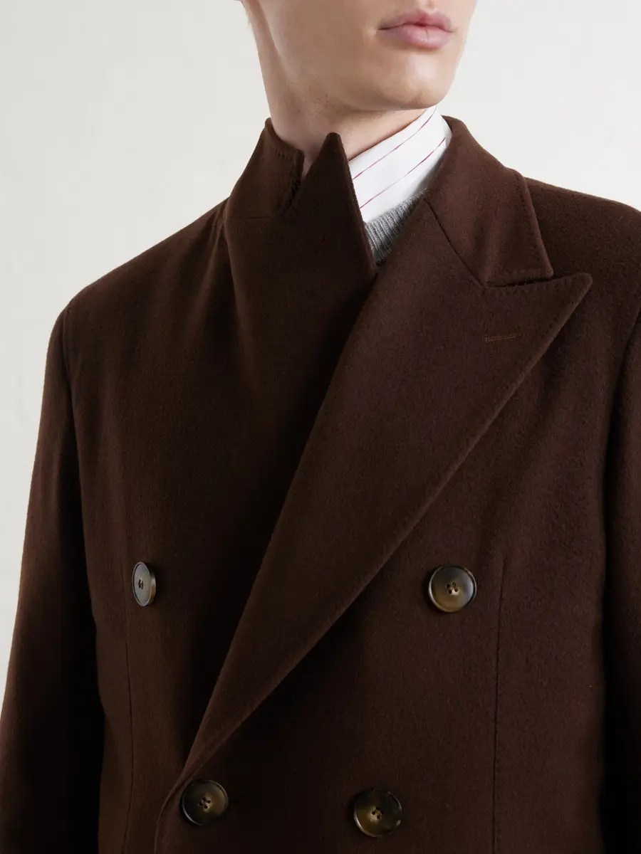 Canali Wool and Cashmere-Blend Coat - Men | Thumbnail 5
