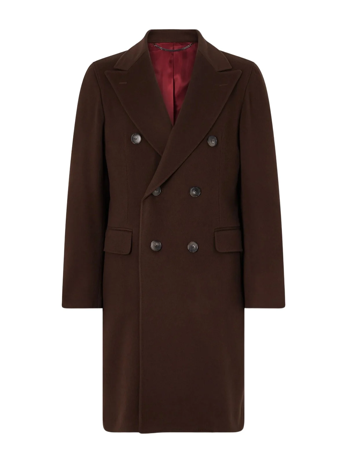 Wool and Cashmere-Blend Coat - Men Wool and Cashmere-Blend Coat - Men