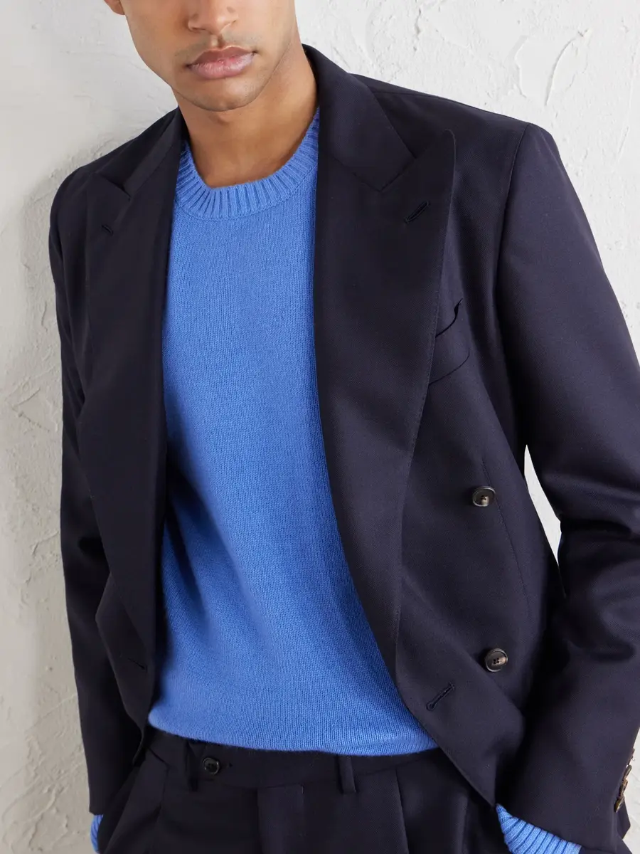 OFFICINE GÉNÉRALE Mycrew Merino Wool and Cashmere-Blend Sweater - Men | Thumbnail 5 OFFICINE GÉNÉRALE Mycrew Merino Wool and Cashmere-Blend Sweater - Men | Thumbnail 5