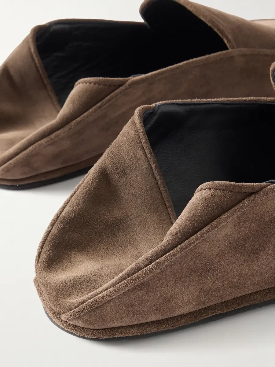 John Lobb Kingston II Collapsible-Heel Suede Loafers - Men | Thumbnail 5 John Lobb Kingston II Collapsible-Heel Suede Loafers - Men | Thumbnail 5