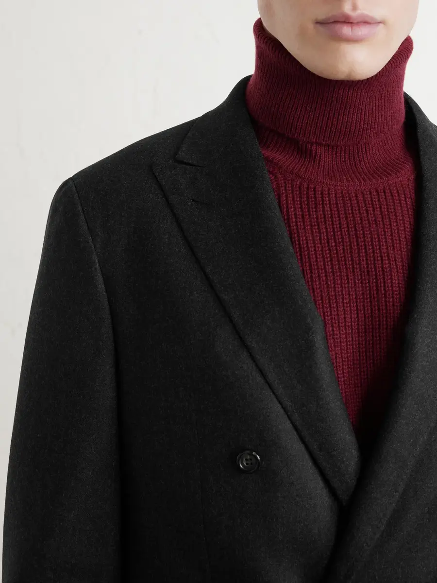 Canali Kei Double-Breasted Wool Blazer - Men | Thumbnail 5