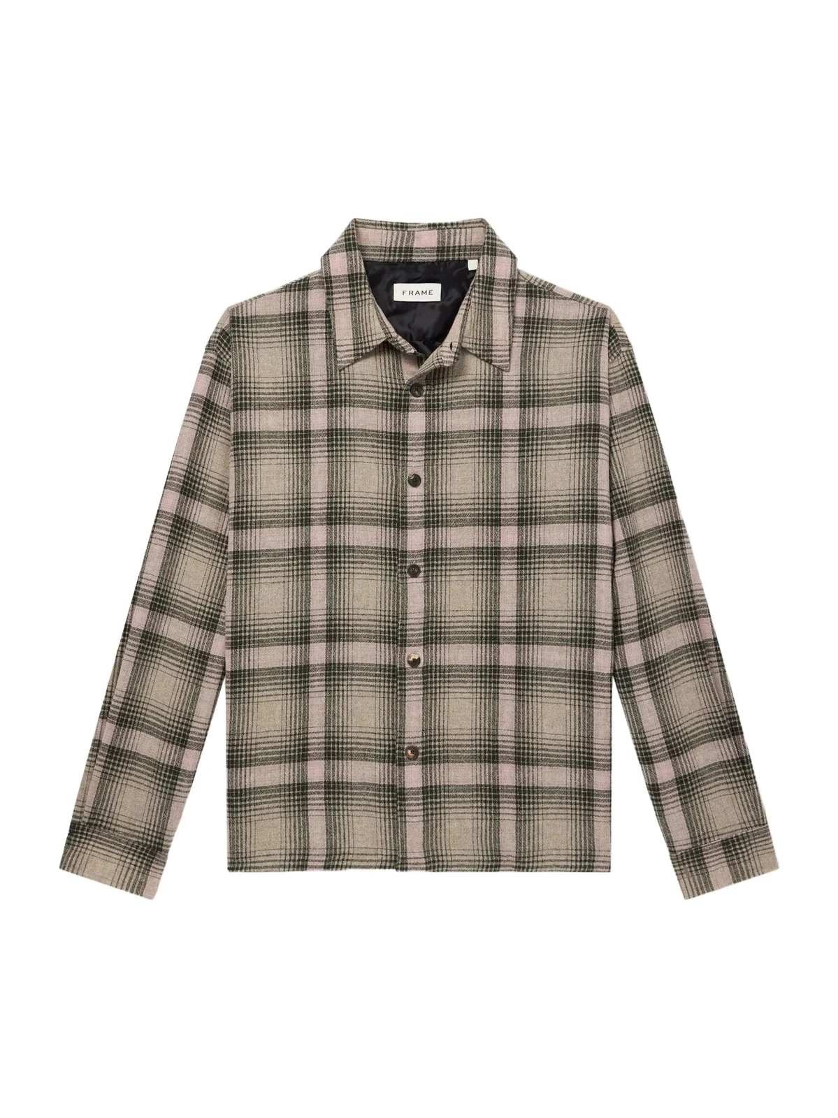 Checked Wool-Blend Flannel Overshirt - Men