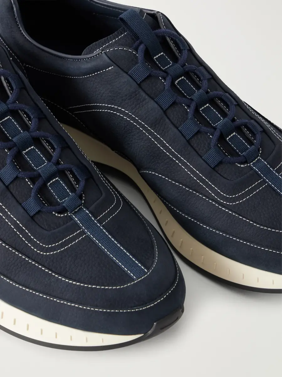 John Lobb Laced Stream Nubuck Sneakers - Men | Thumbnail 5
