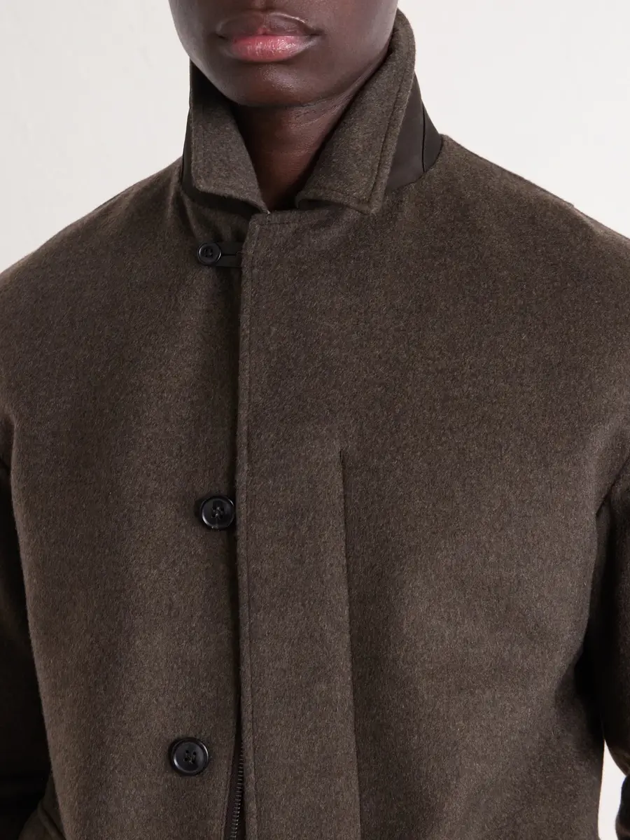Zegna Oasi Herringbone Cashmere Coat - Men | Thumbnail 6 Zegna Oasi Herringbone Cashmere Coat - Men | Thumbnail 6