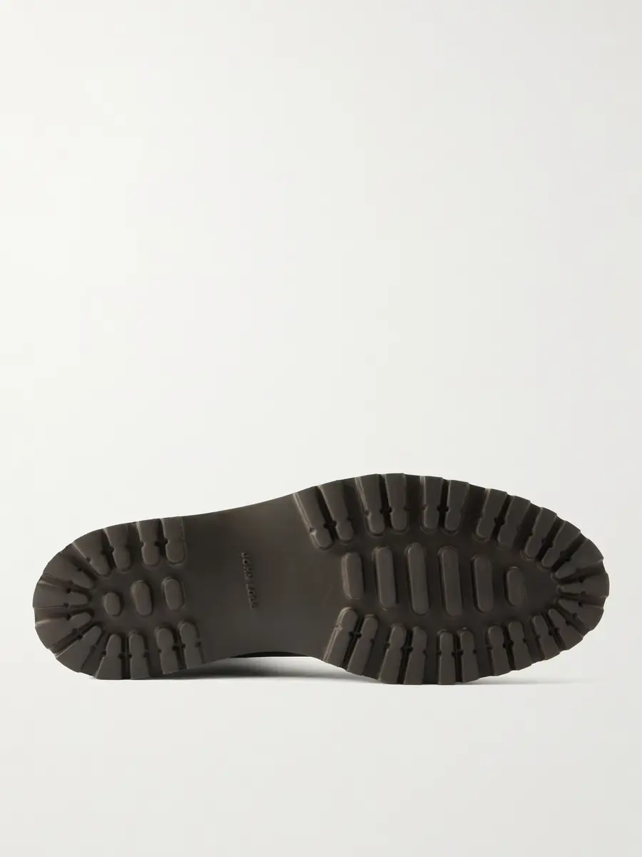 John Lobb Peak Patchwork Leather, Suede and Nubuck Lace-Up Boots - Men | Thumbnail 3 John Lobb Peak Patchwork Leather, Suede and Nubuck Lace-Up Boots - Men | Thumbnail 3