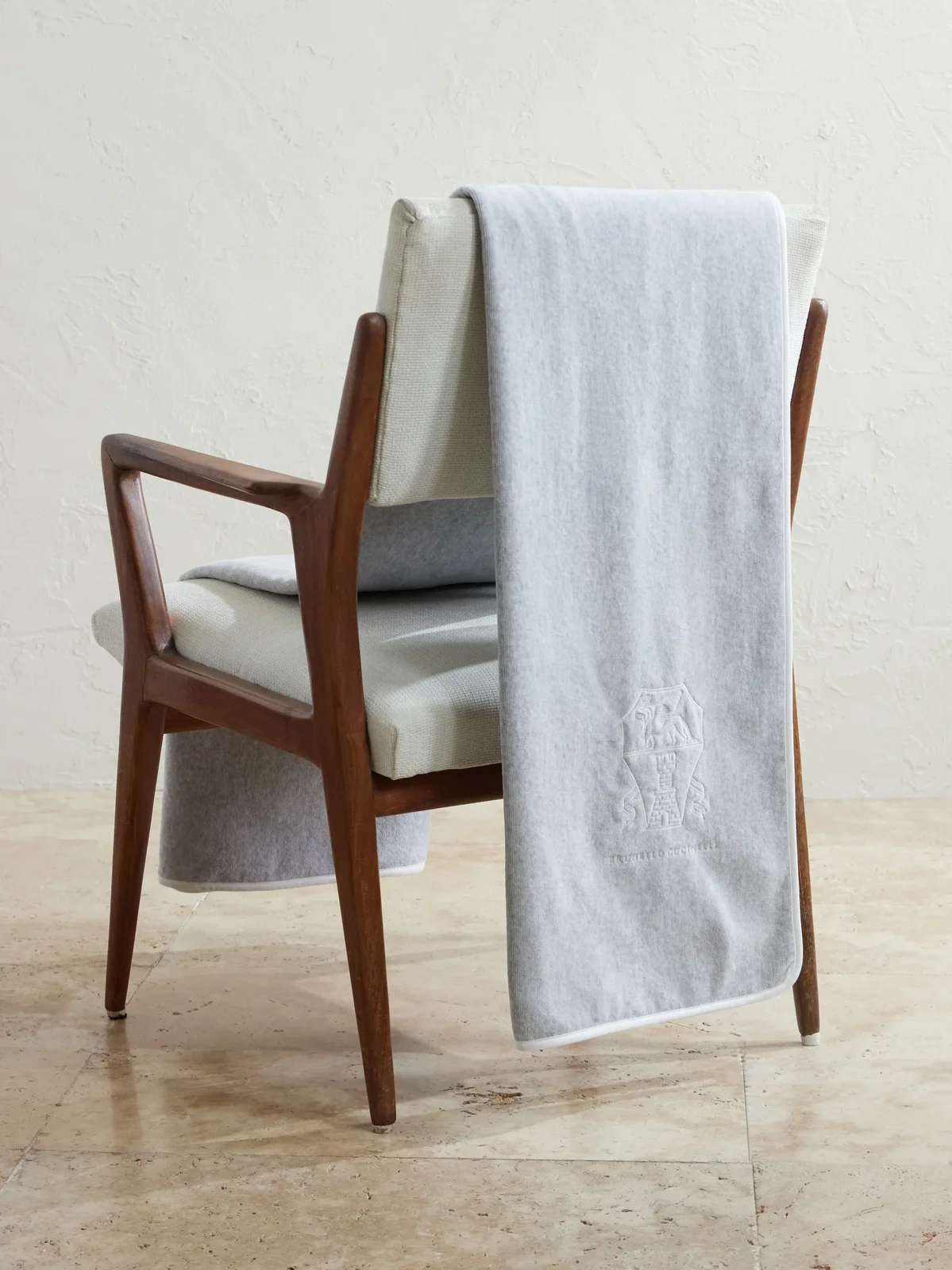 Brunello Cucinelli Logo-Embroidered Cotton-Terry Beach Towel - Men