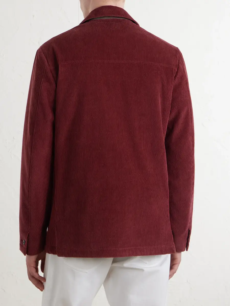 Canali Cotton-Corduroy Overshirt - Men | Thumbnail 4 Canali Cotton-Corduroy Overshirt - Men | Thumbnail 4