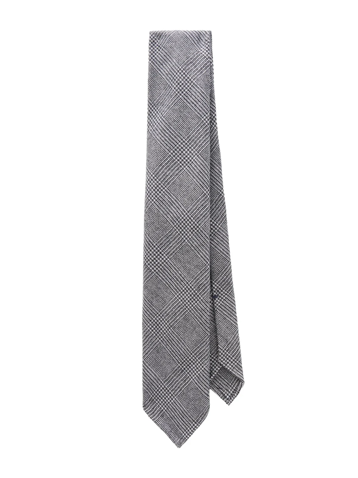 De Petrillo 8cm Prince of Wales Checked Wool Tie - Men