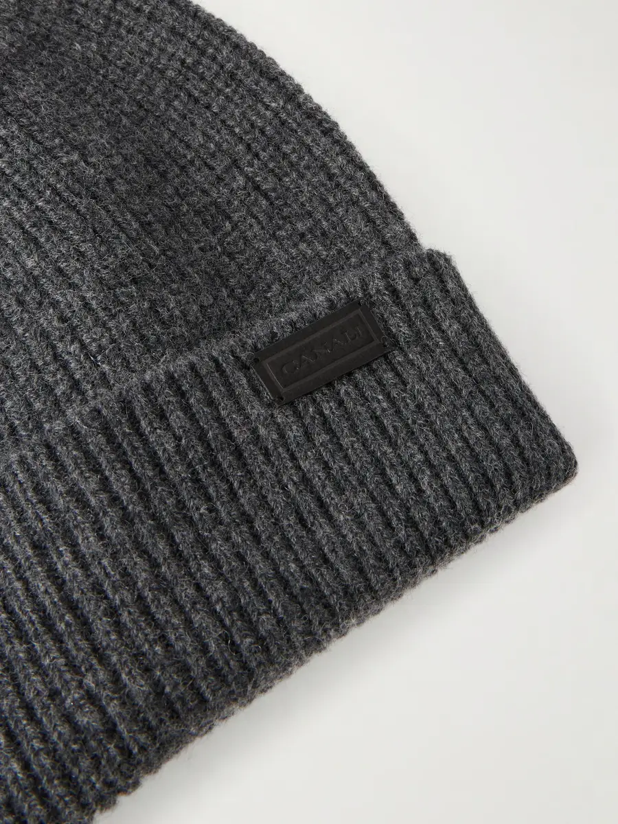 Canali Wool and Cashmere-Blend Beanie - Men | Thumbnail 4