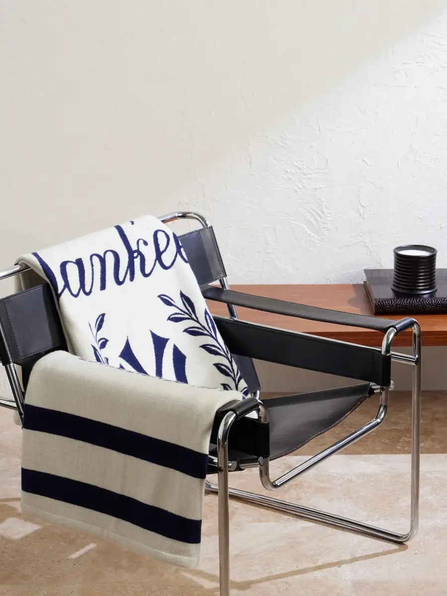 Ralph Lauren Home Yankees Jacquard-Woven Wool and Cotton-Blend Throw - Men | Thumbnail 2