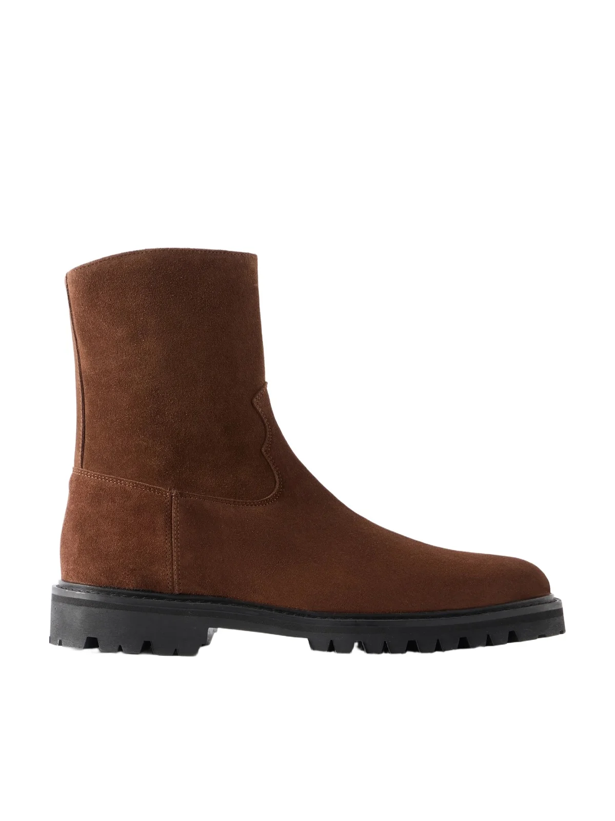 Vinny's Moto Suede Boots - Men