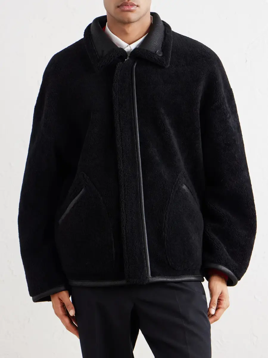 Auralee Reversible Shearling Jacket - Men | Thumbnail 6 Auralee Reversible Shearling Jacket - Men | Thumbnail 6