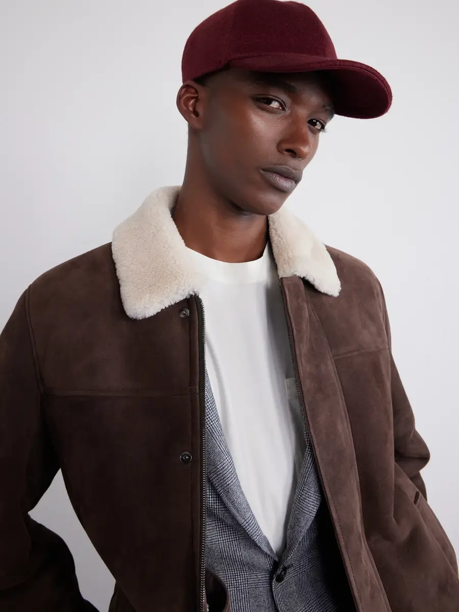 Canali Logo-Appliquéd Wool Baseball Cap - Men | Thumbnail 2