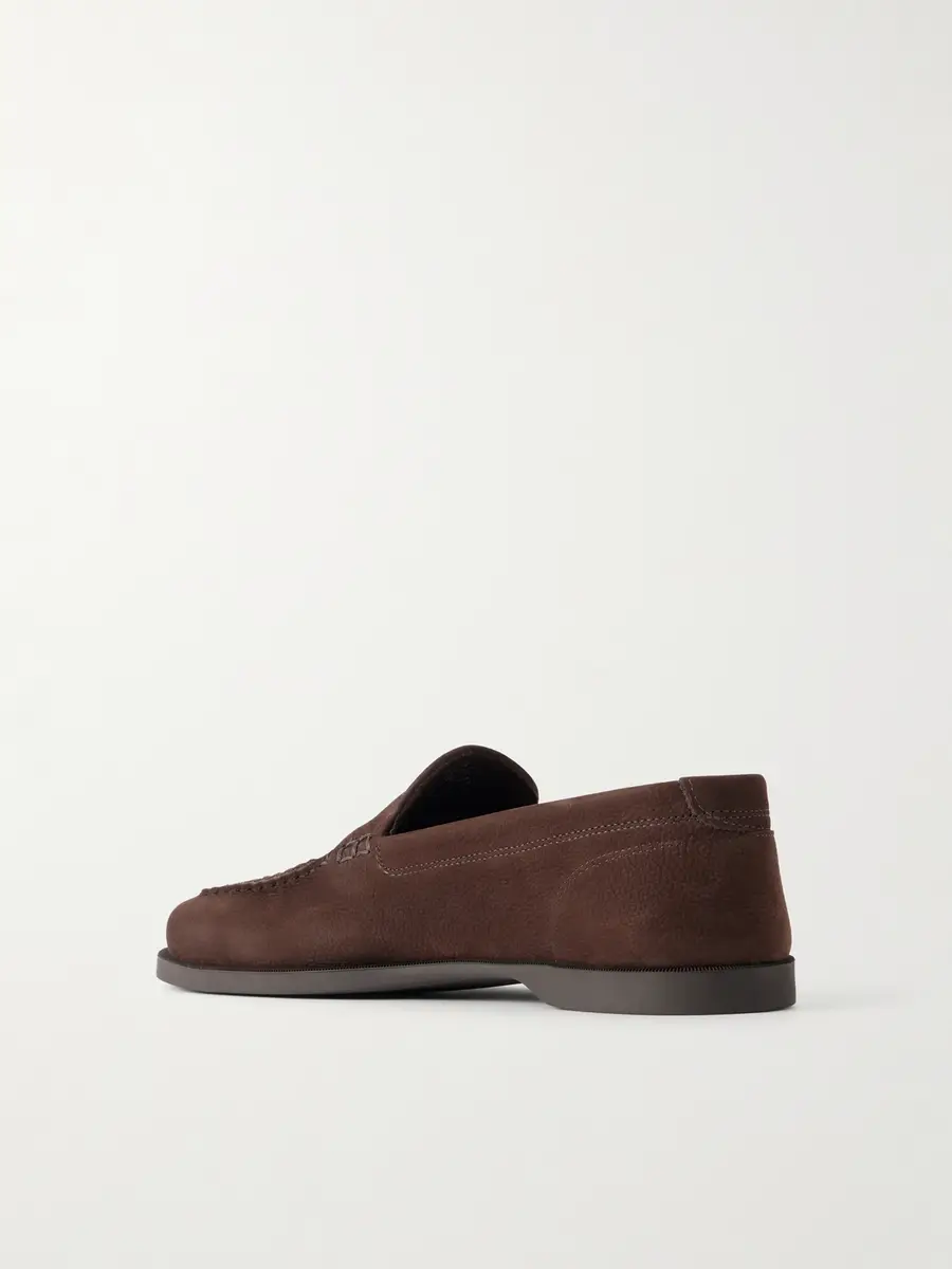 John Lobb Pace Nubuck Loafers - Men | Thumbnail 4 John Lobb Pace Nubuck Loafers - Men | Thumbnail 4