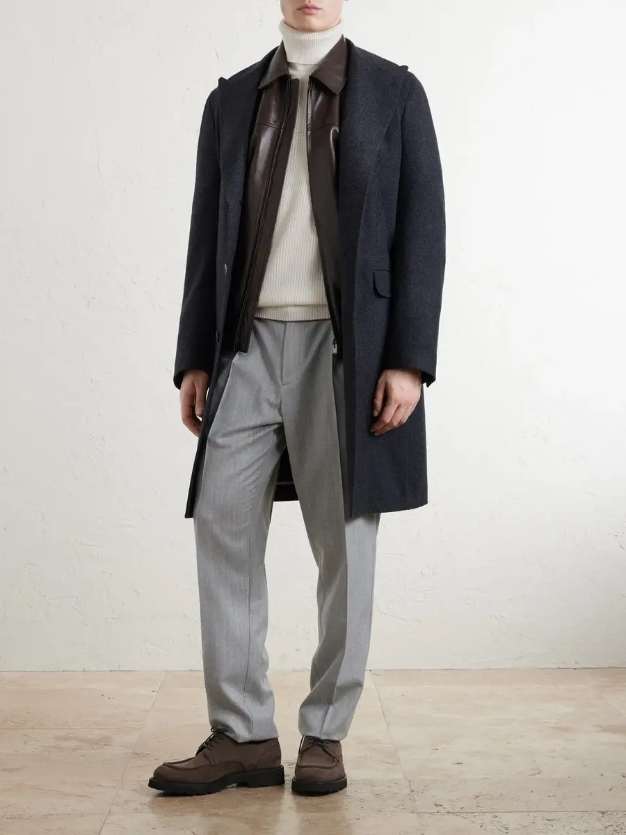 Canali Nuvola Wool and Cashmere-Blend Coat - Men | Thumbnail 2 Canali Nuvola Wool and Cashmere-Blend Coat - Men | Thumbnail 2