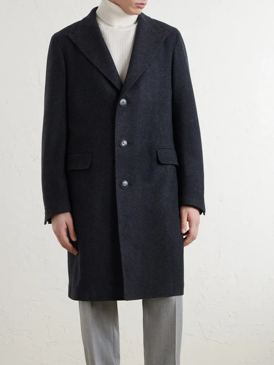 Canali Nuvola Wool and Cashmere-Blend Coat - Men | Thumbnail 3 Canali Nuvola Wool and Cashmere-Blend Coat - Men | Thumbnail 3