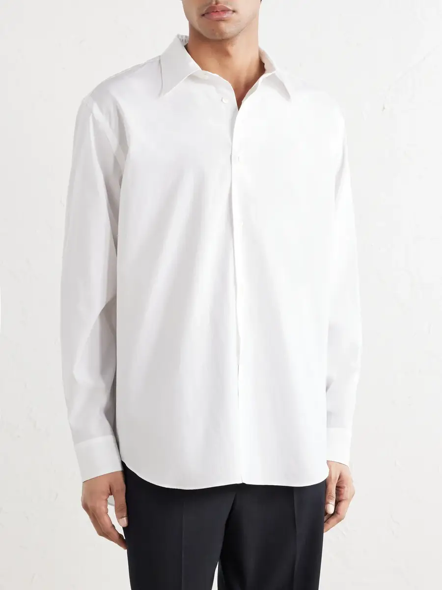 Auralee Finx Cotton-Poplin Shirt - Men | Thumbnail 3 Auralee Finx Cotton-Poplin Shirt - Men | Thumbnail 3