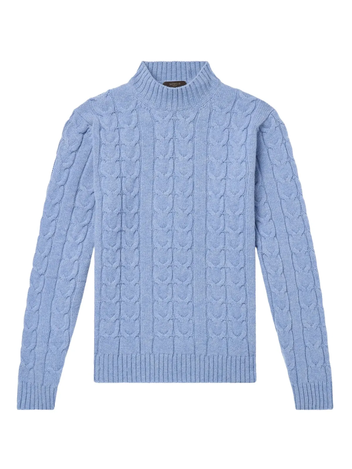 Slowear Zanone Slim-Fit Cable-Knit Virgin Wool Sweater - Men