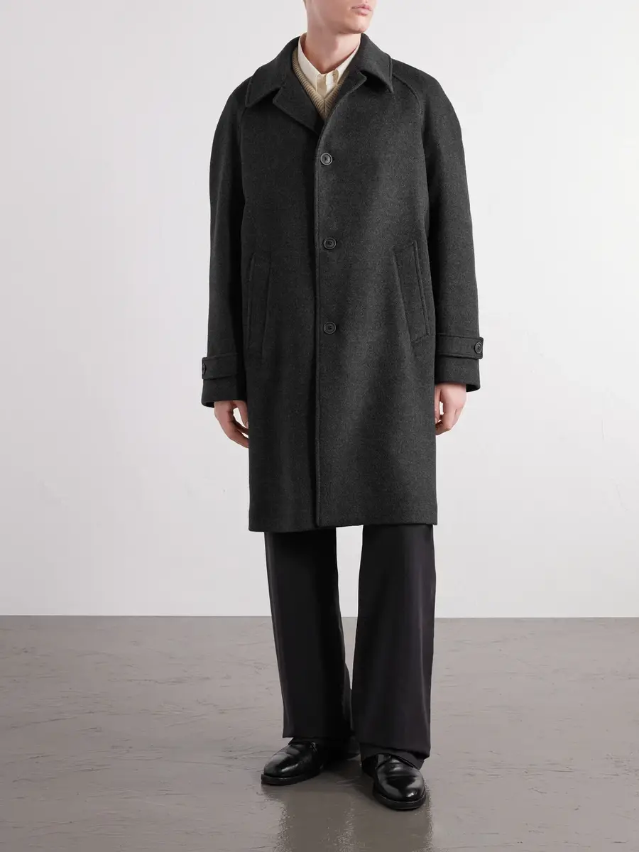 HERNO Wool-Blend Twill Coat - Men | Thumbnail 3 HERNO Wool-Blend Twill Coat - Men | Thumbnail 3