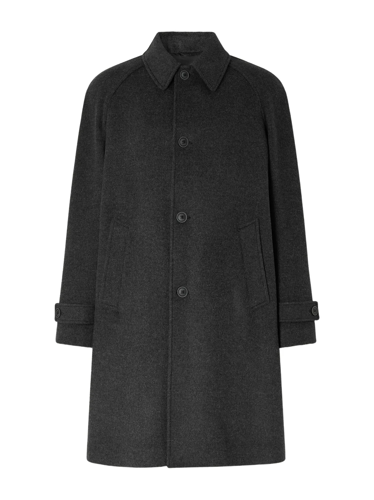 Wool-Blend Twill Coat - Men