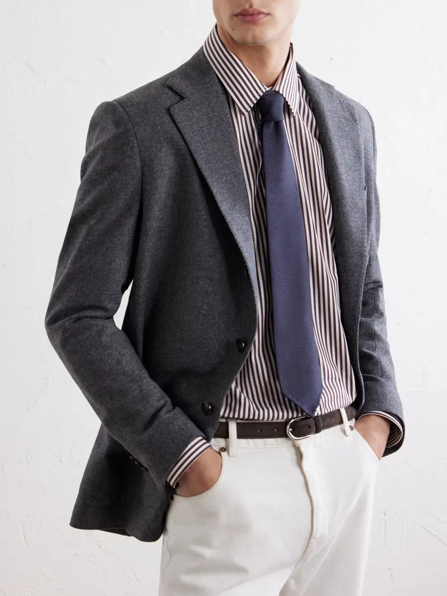 De Petrillo 8cm Silk-Jacquard Tie - Men | Thumbnail 2 De Petrillo 8cm Silk-Jacquard Tie - Men | Thumbnail 2