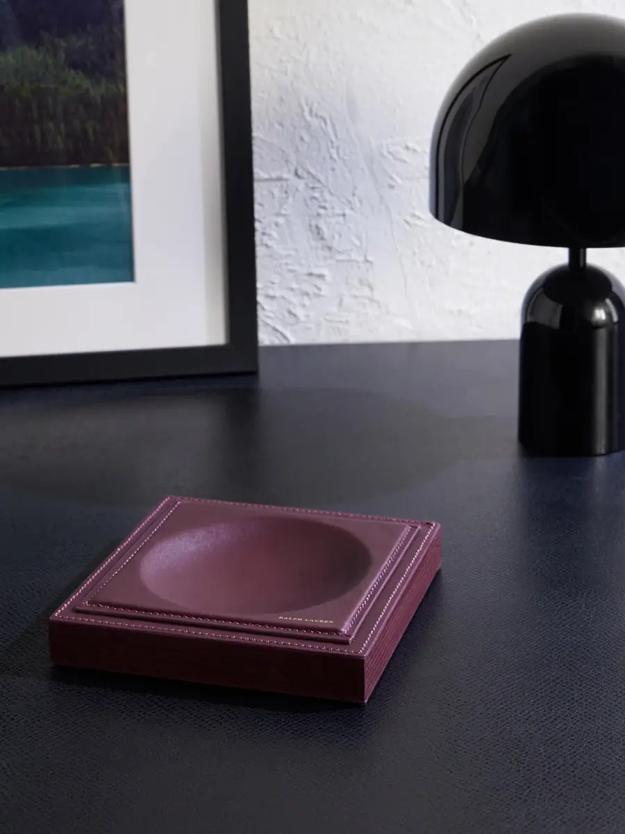 Ralph Lauren Home Brennan Leather and Teak Catchall - Men | Thumbnail 2 Ralph Lauren Home Brennan Leather and Teak Catchall - Men | Thumbnail 2