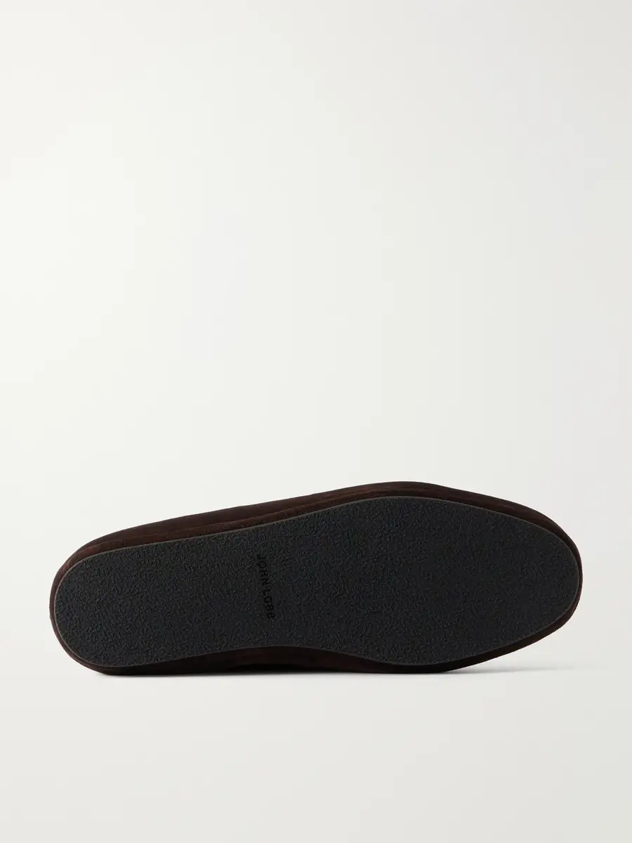 John Lobb Kingstone Suede Slippers - Men | Thumbnail 3
