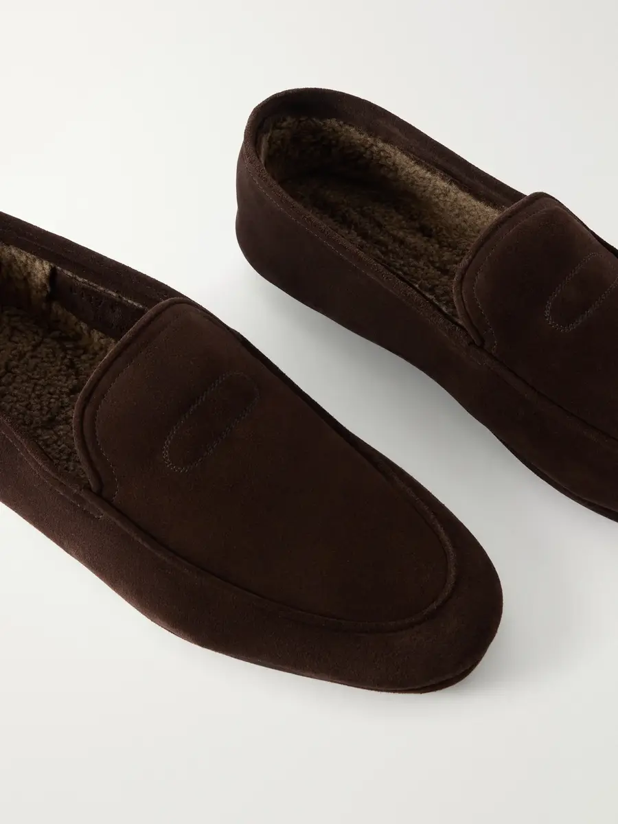 John Lobb Kingstone Suede Slippers - Men | Thumbnail 5
