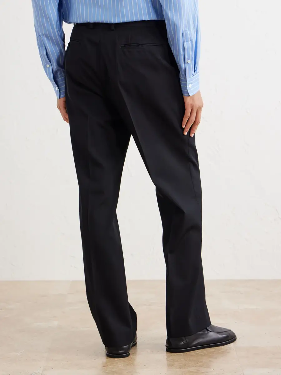 Auralee Straight-Leg Wool-Gabardine Trousers - Men | Thumbnail 4 Auralee Straight-Leg Wool-Gabardine Trousers - Men | Thumbnail 4