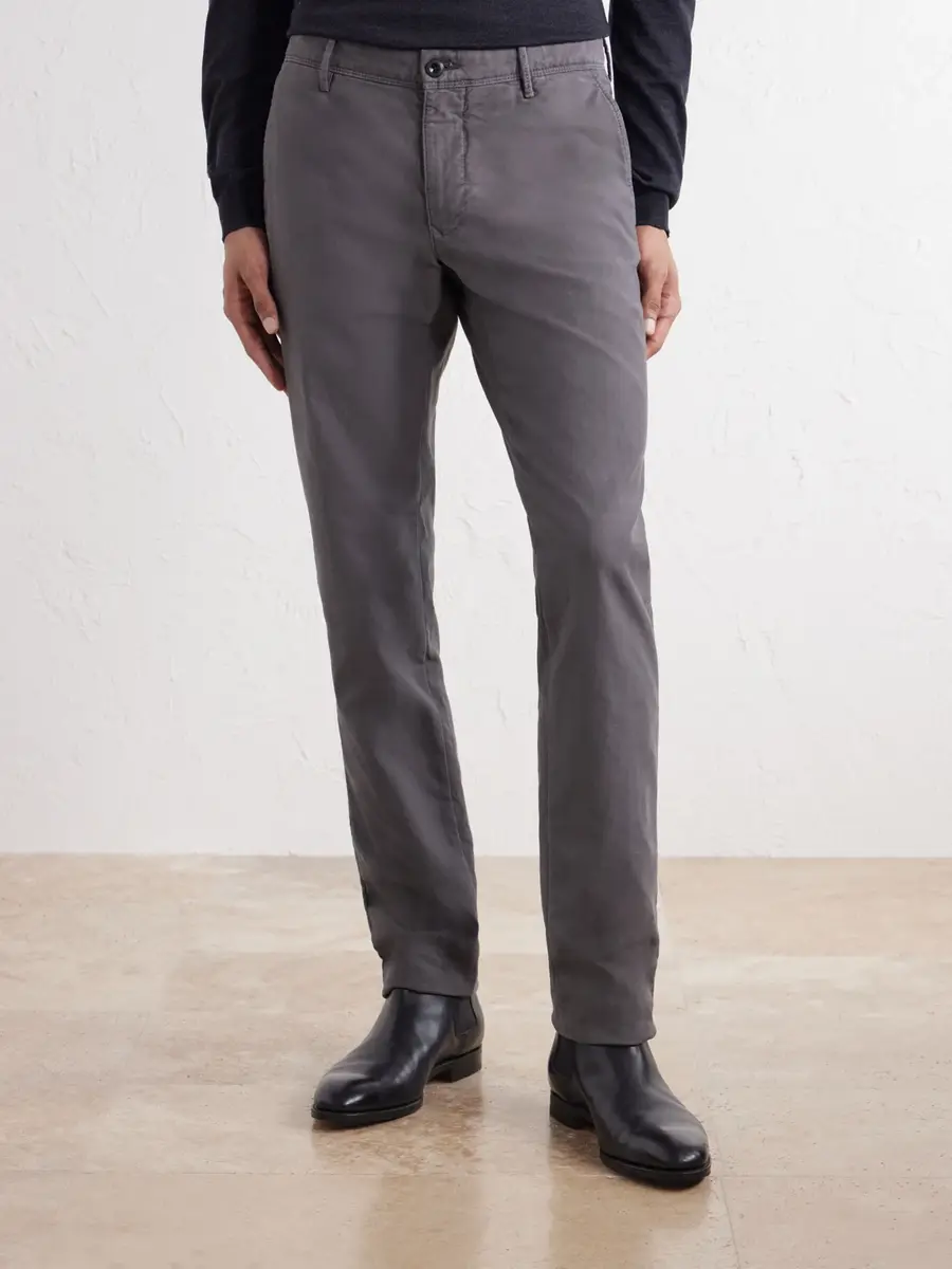 Slowear Incotex Slim-Fit Straight-Leg Stretch-Cotton Trousers - Men | Thumbnail 3 Slowear Incotex Slim-Fit Straight-Leg Stretch-Cotton Trousers - Men | Thumbnail 3